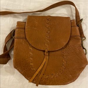 HOBO BROWN LEATHER CONVERTIBLE CROSSBODY & BACKPACK PURSE